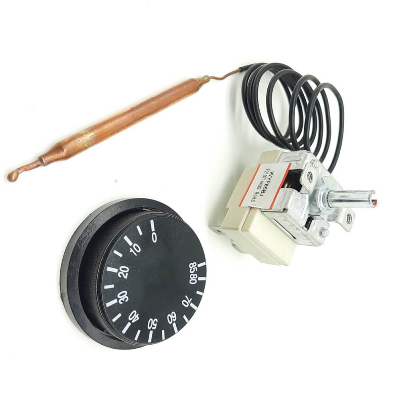 Термостат рег. WY85Z-E1/16А/0,9м/30-85°С (c ручкой)*(SB)